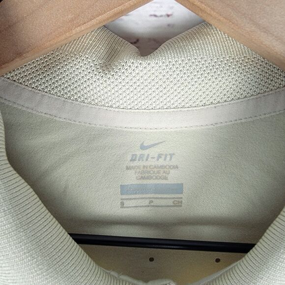 Nike Roger Federer Mens Size S Small RF Tennis Polo Shirt 2014 Brisbane Beige - Picture 7 of 15